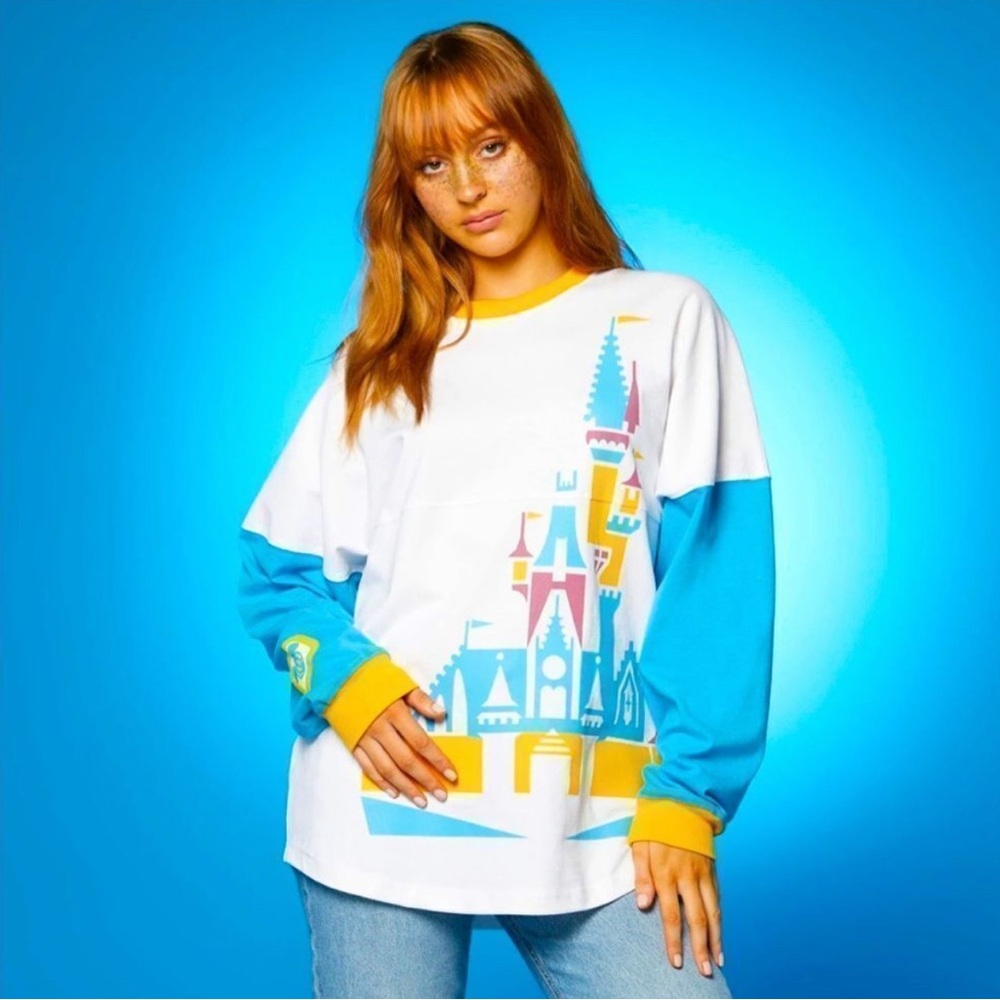 WDW 50th Anniversary Cinderella Castle Spirit Jersey for Adults